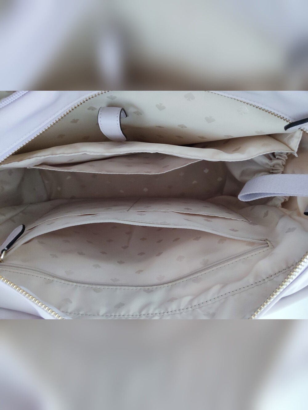 kate spade Pale Pink Nylon Tote Travel Bag. 14×12×6. Pre-owned. - Picture 11 of 12
